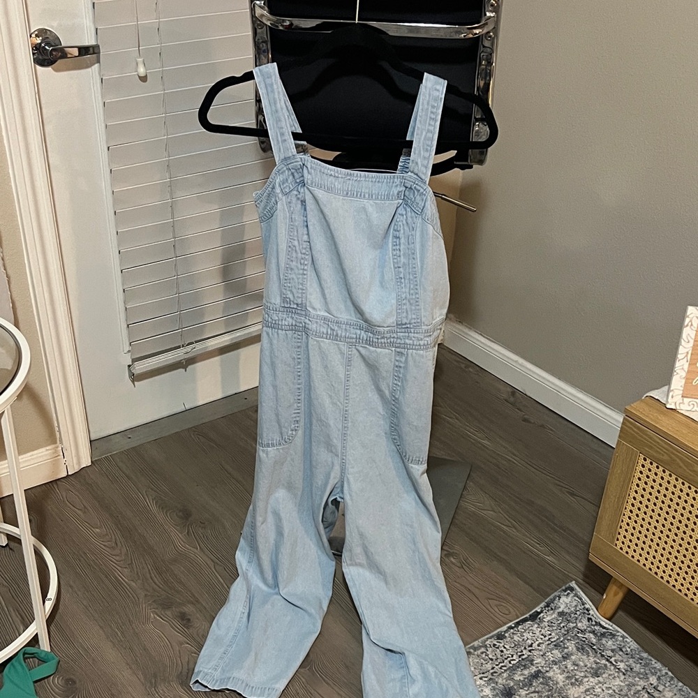 Japna Light Blue Denim Jumpsuit